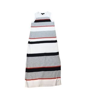 Banana Republic sleeveless Ribbed Column MIDI Dress M